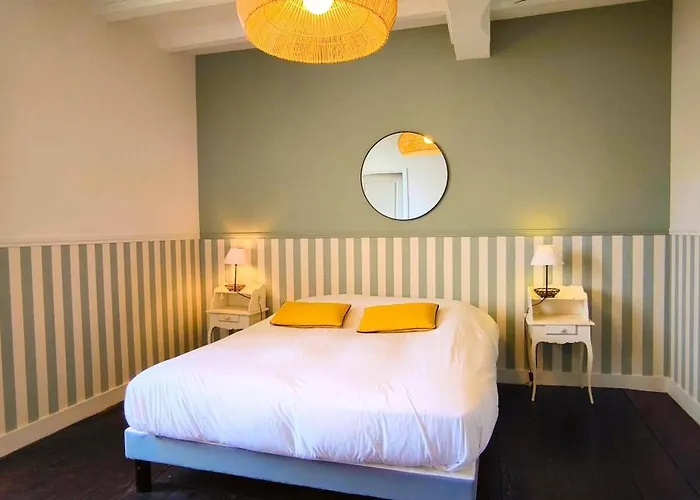 Maison De Bourg Charras, 11 Personnes, Piscine 度假居 *